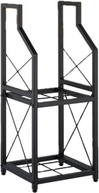 Firewood Holder 2 Tiers Metal