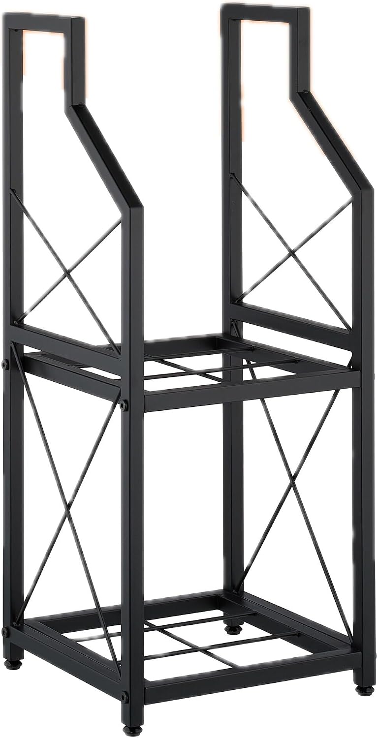 Firewood Holder 2 Tiers Metal