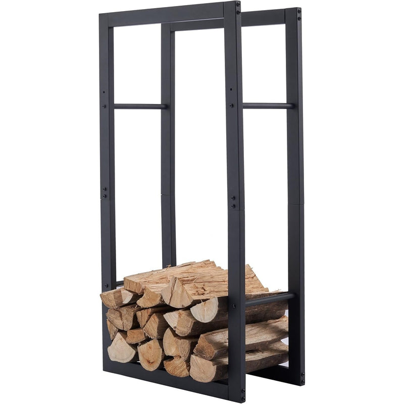 Firewood Rack 50x25x100CM + Carry Bag Inside