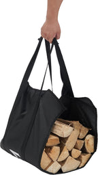 Firewood Rack 50x25x100CM + Carry Bag Inside