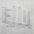 Firewood Storage Rack Modular Log Store 1.6 M3