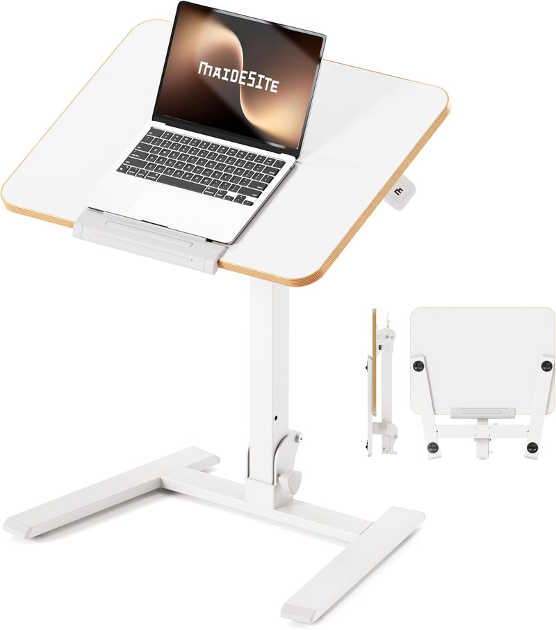 Fit Go Overbed Table with Wheels Foldable Height