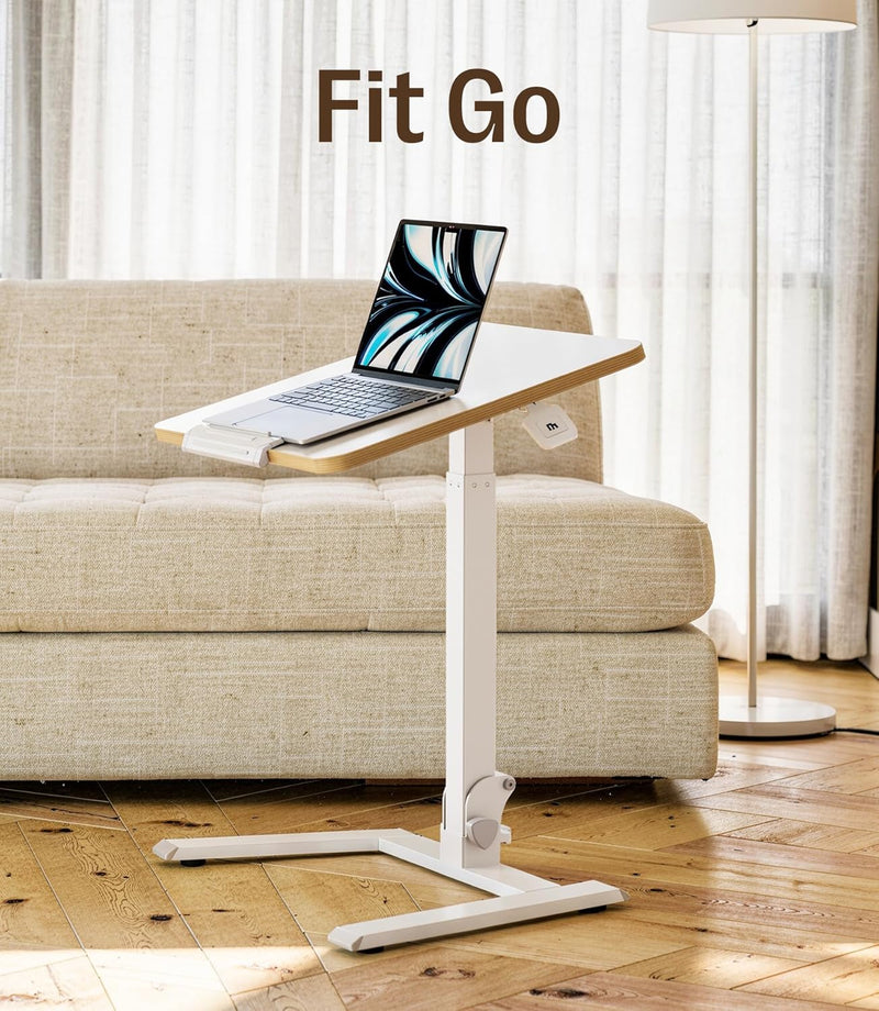 Fit Go Overbed Table with Wheels Foldable Height