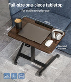 Fit Pro Over Bed Table with Wheels Height