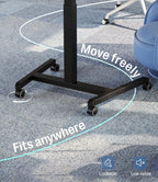 Fit Pro Over Bed Table with Wheels Height