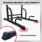 Fitness Power Tower Dip Station Multifit Adjustable Height