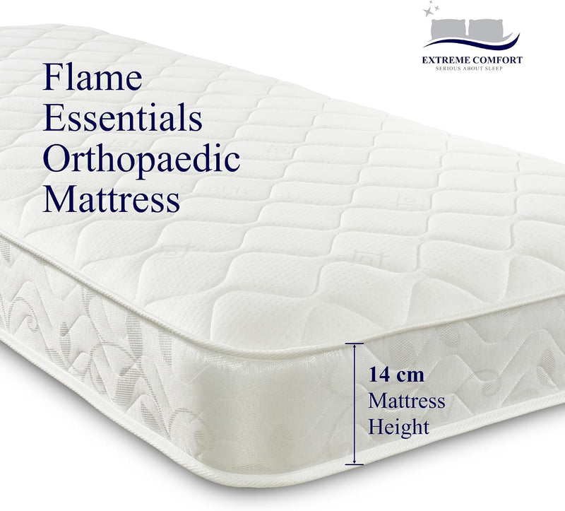 Flame Essentials Orthopaedic Mattress 4’ Firm Support Foam