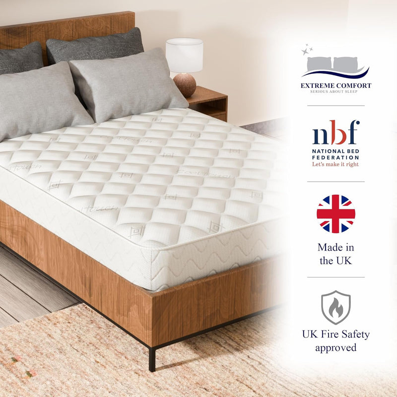 Flame Essentials Orthopaedic Mattress 4’ Firm Support Foam