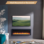 Flameko Dilton 50" 3-In-1 Electric Fireplace