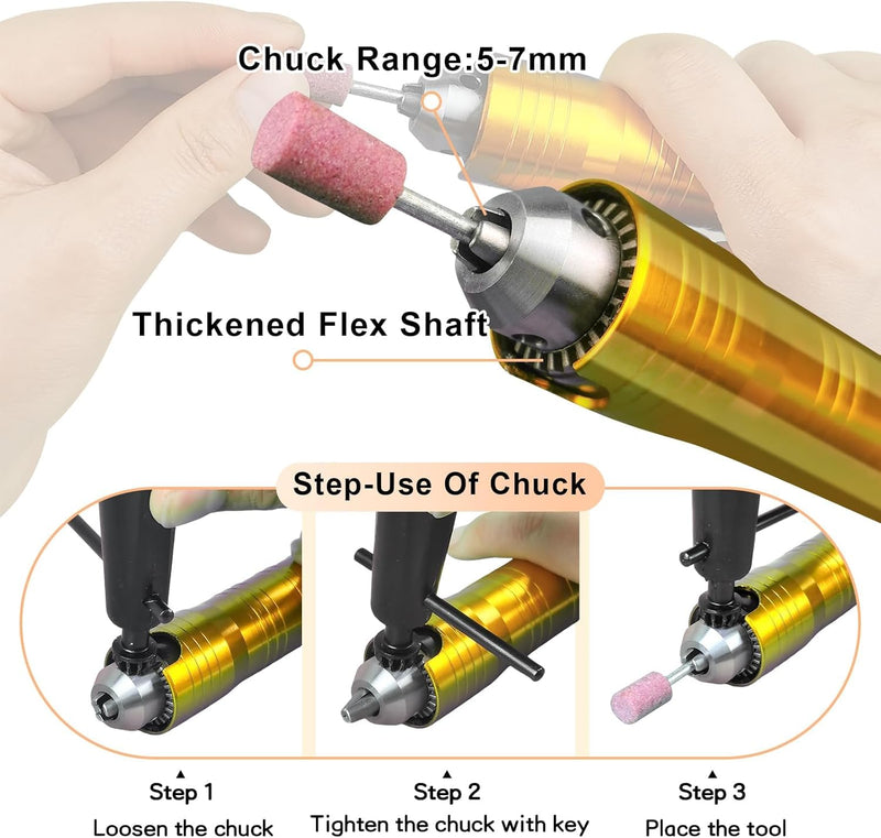 Flex Shaft Rotary Tool 1000W Hanging Grinder Electric