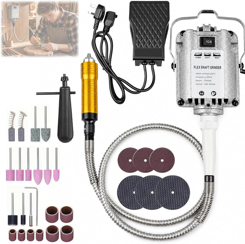 Flex Shaft Rotary Tool 1000W Hanging Grinder Electric