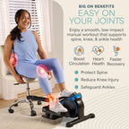 Flexstride Under Desk Pedal Exerciser Bluetooth 8 Levels