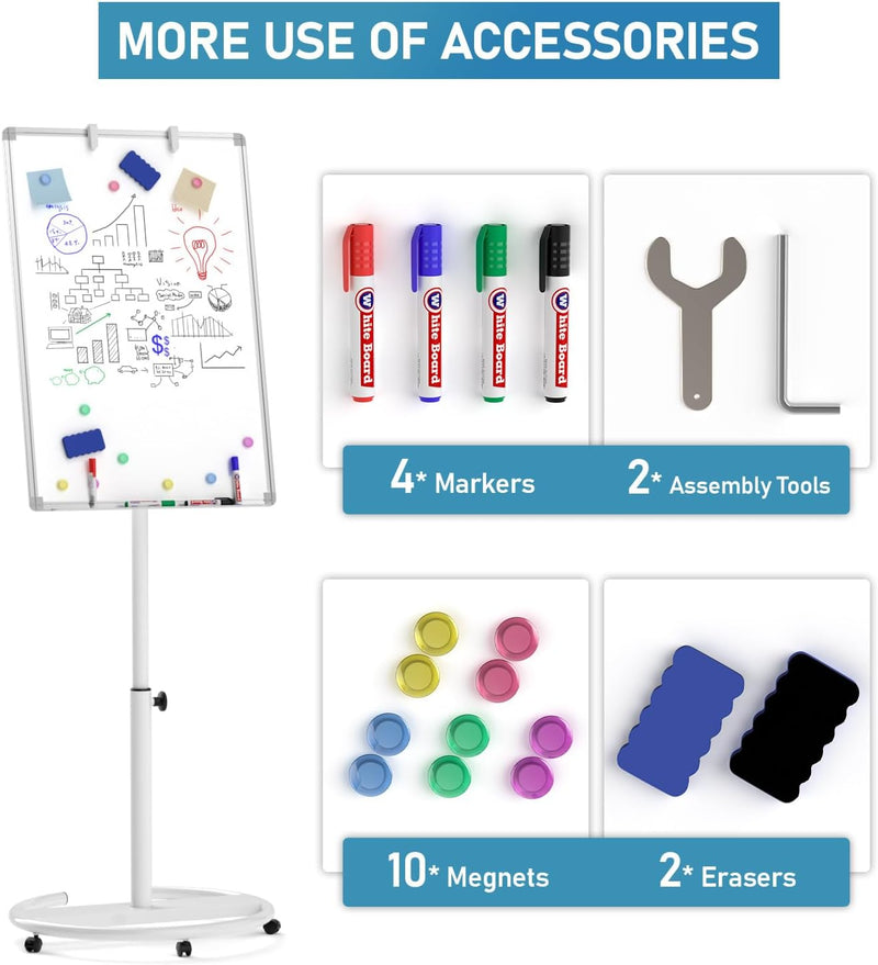Flip Chart Stands Mobile Whiteboard