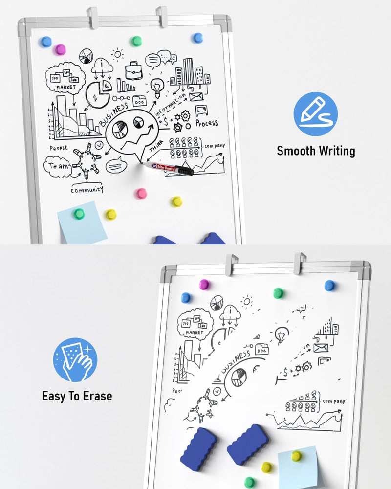 Flip Chart Whiteboard with Stand 90 X 60CM