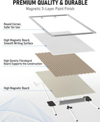 Flip Chart Whiteboard with Stand 90 X 60CM