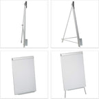 Flipchart Whiteboard Magnetic Height-Adjustable Tripod Pen Tray