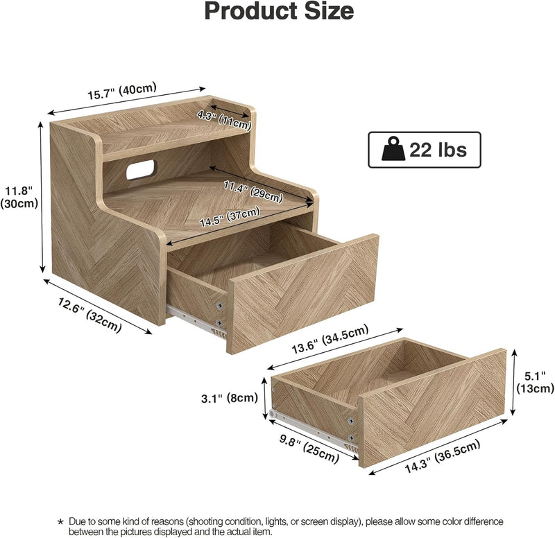 Floating Bedside Table Small Wall Mounted Nightstand (Set of 2)