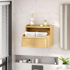 Floating Bedside Table Small Wall Mounted Nightstand (Set of 2)