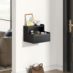 Floating Bedside Table Wall Mount Nightstand with Drawer (Set of 2)