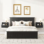 Floating Bedside Table Wall Mount Nightstand with Drawer (Set of 2)
