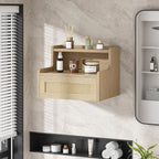Floating Bedside Table Wall Mounted Side Bedroom 40x32x30CM (Set of 2)