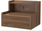 Floating Bedside Table Wall Mounted Side Bedroom 40x32x30CM (Set of 2)