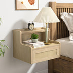 Floating Bedside Table Wall Mounted Side Bedroom 40x32x30CM (Set of 2)