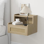 Floating Bedside Table Wall Mounted Side Bedroom 40x32x30CM (Set of 2)