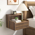Floating Bedside Table Wall Mounted Side Bedroom 40x32x30CM (Set of 2)