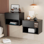 Floating Nightstand Modern Wall Mounted Bedside Table