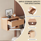 Floating Nightstand Modern Wall Mounted Bedside Table