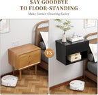 Floating Nightstand Modern Wall Mounted Bedside Table
