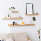Floating Shelf Solid Oak Wood Rustic Shelves