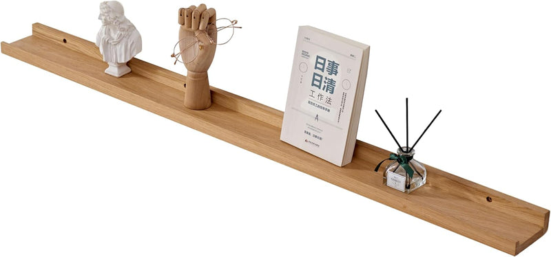 Floating Shelf Solid Oak Wood Rustic Shelves