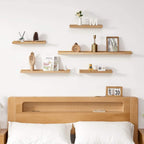Floating Shelf Solid Oak Wood Rustic Shelves