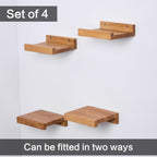 Floating Shelf Solid Oak Wood Rustic Shelves