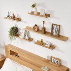 Floating Shelf Solid Oak Wood Rustic Shelves