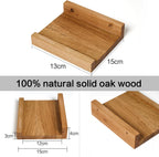 Floating Shelf Solid Oak Wood Rustic Shelves