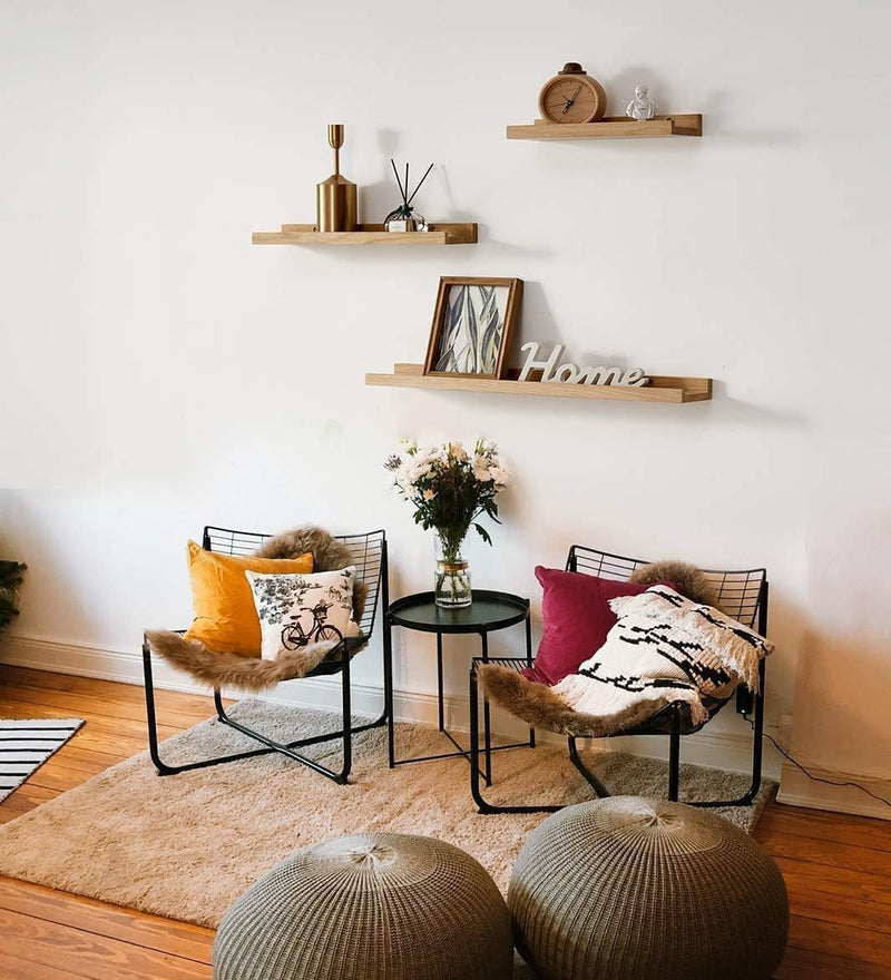 Floating Shelf Solid Oak Wood Rustic Shelves