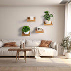 Floating Shelf Solid Oak Wood Rustic Shelves