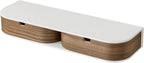 Floating Shelf with 2 Drawers Small Hanging Wall