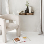 Floating Shelf with 2 Drawers Small Hanging Wall