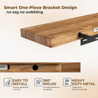 Floating Shelves for Wall Live Edge