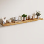 Floating Shelves for Wall Rustic Solid Elm