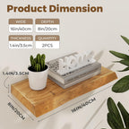 Floating Shelves for Wall Rustic Solid Elm