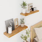 Floating Shelves for Wall Rustic Solid Elm