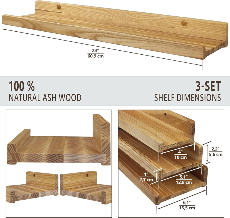 Floating Shelves for Wall Waterproof Storage