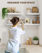30" Floating Shelves for Wall Wooden with Invisible (Set of 2)