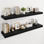 30" Floating Shelves for Wall Wooden with Invisible (Set of 2)