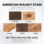 Floating Shelves for Wall Rustic Solid Live-Edge (Set of 2)